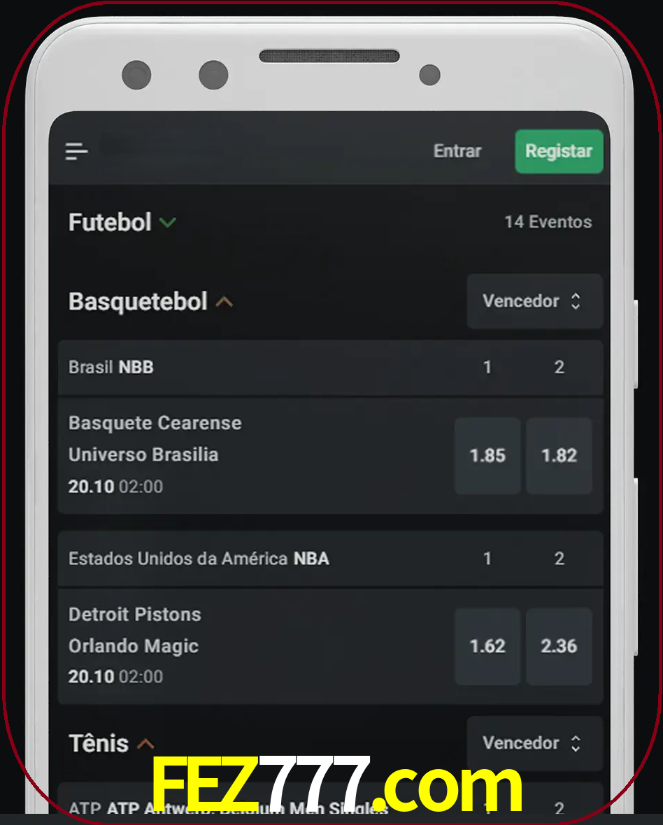 Aposte e assista aos esportes em formato ao vivo.