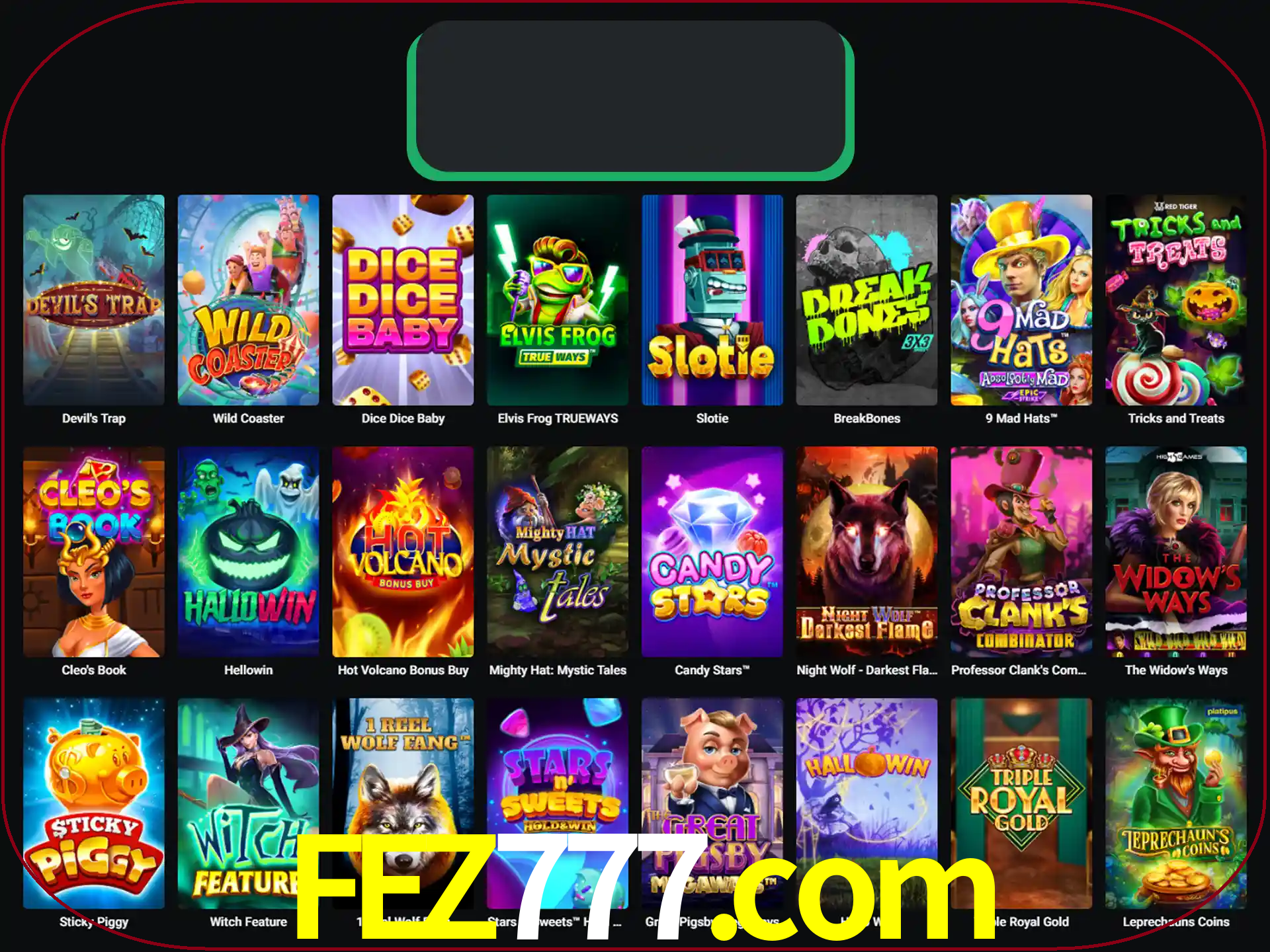 Procure por seus amados jogos de slot.